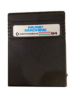 Commodore MUSIC MACHINE C64 Cartridge Vintage
