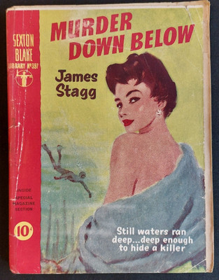 Murder Down Below by James Stagg / Sexton Blake Library 397