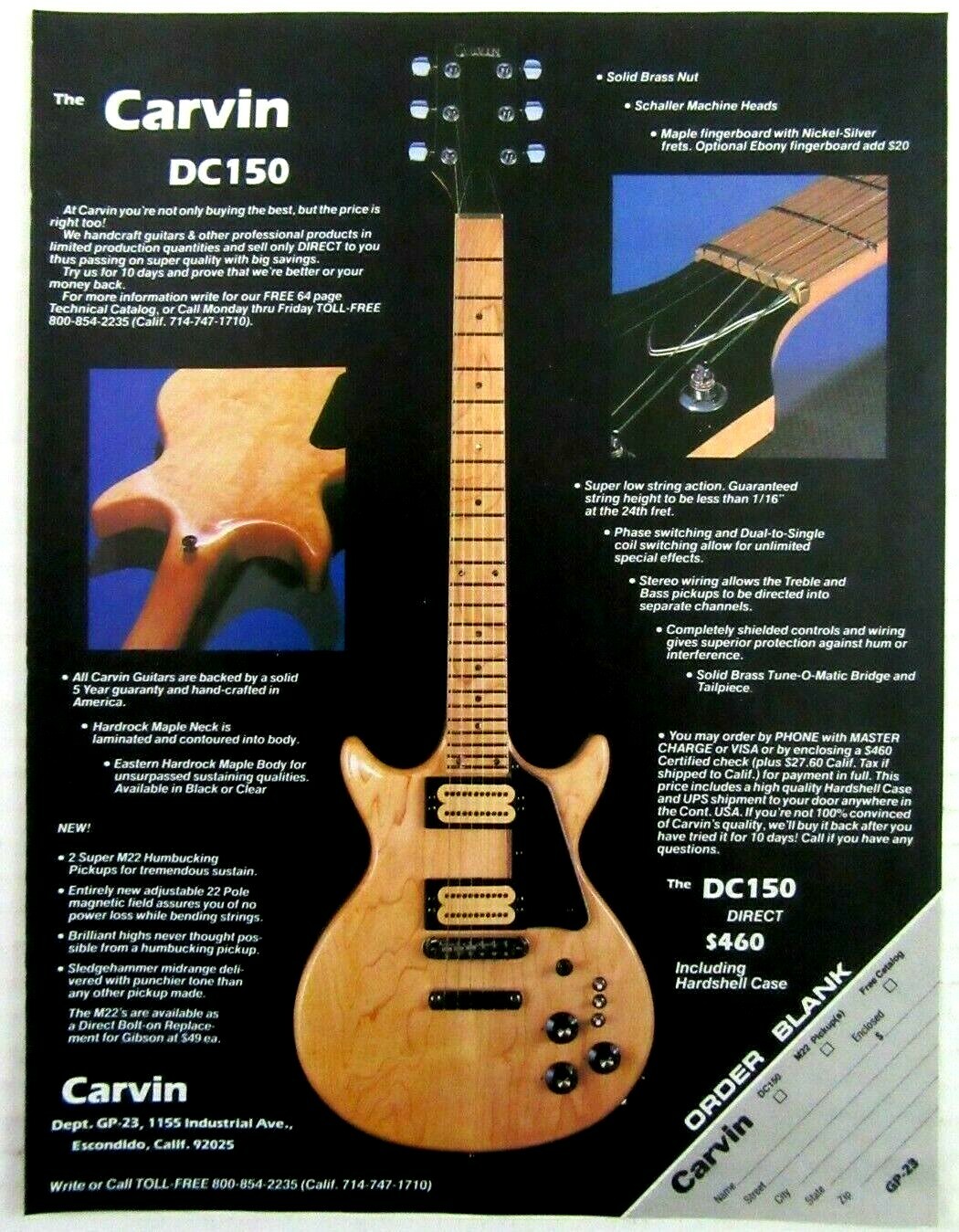 Carvin DC150 Stereo レフティ　1981年　アメリカ製 Carvin DC150 Stereo レフティ 1981年 アメリカ製 - メルカリ