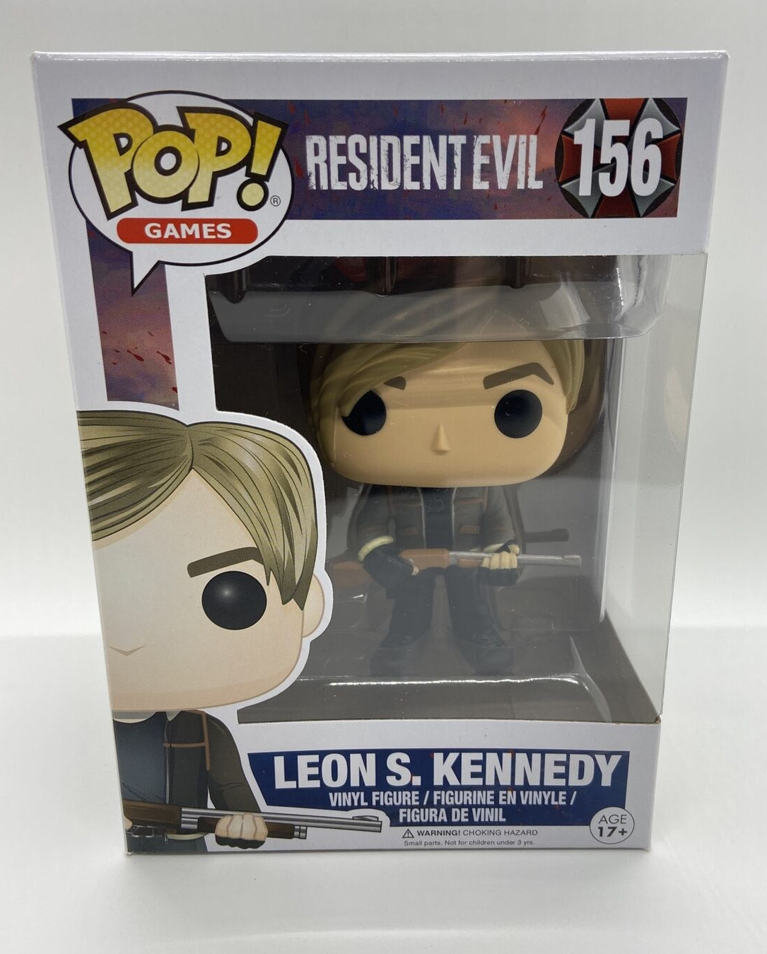 Funko POP Resident Evil Leon S Kennedy 156 20th Anniversary Funko POP Resident Evil Leon S Kennedy 156 20th Anniversary
