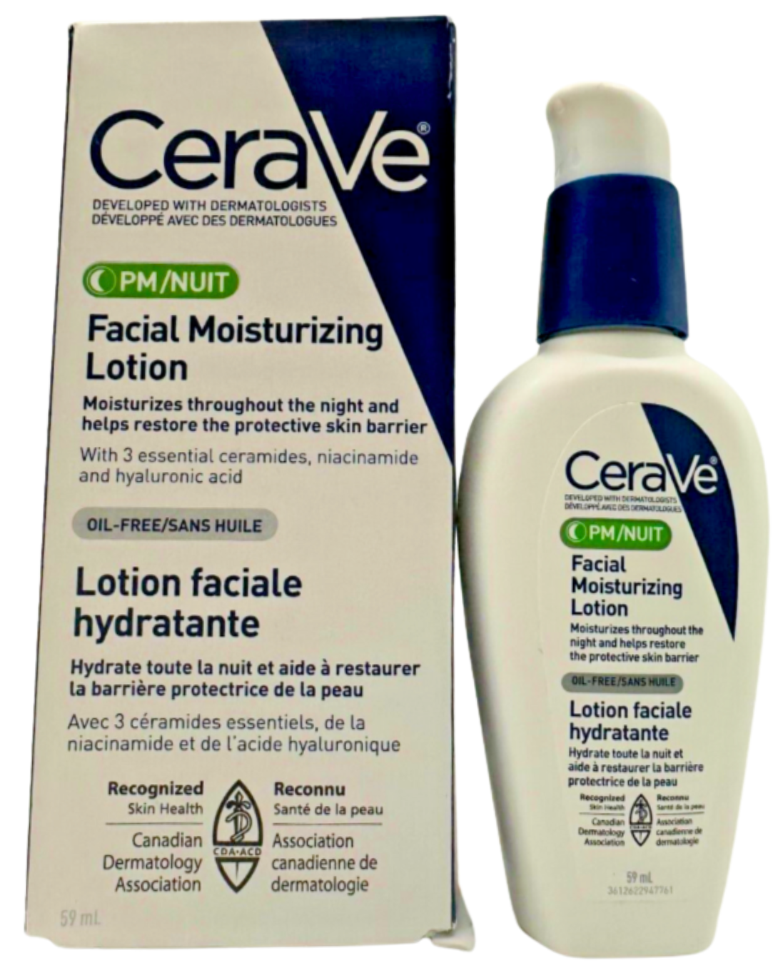 NEW CeraVe PM Facial Moisturizing Lotion | Night Cream with