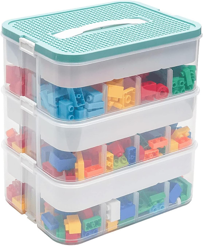 3-Layer Stackable Lego Storage Box