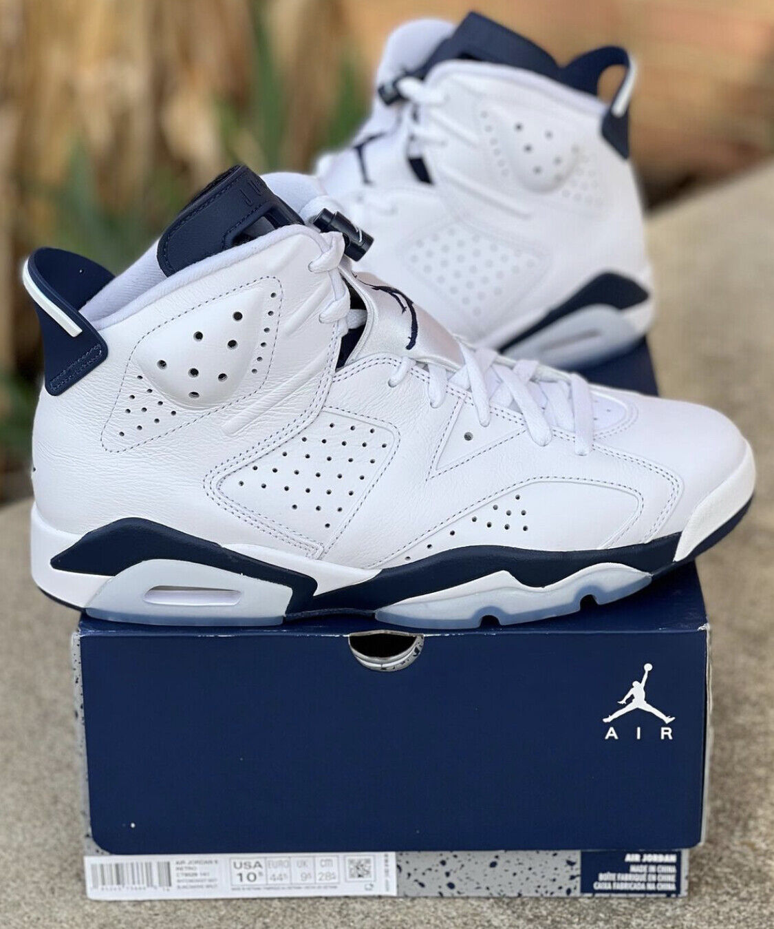Air Jordan 6 Retro Midnight Navy (2022) CT8529-141 Men's Air Jordan 6 Retro Midnight Navy (2022) CT8529-141 Men's
