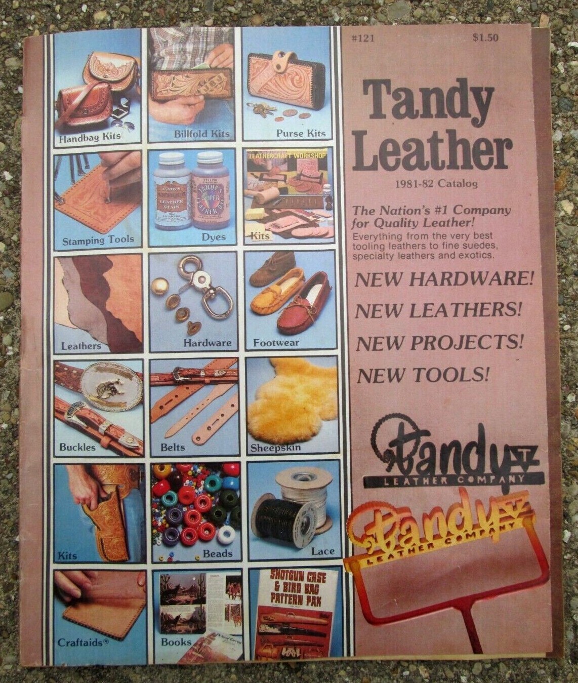 Vintage 1981-82 Tandy Leather Catalog #121 Projects Supplies Vintage 1981-82 Tandy Leather Catalog #121 Projects Supplies