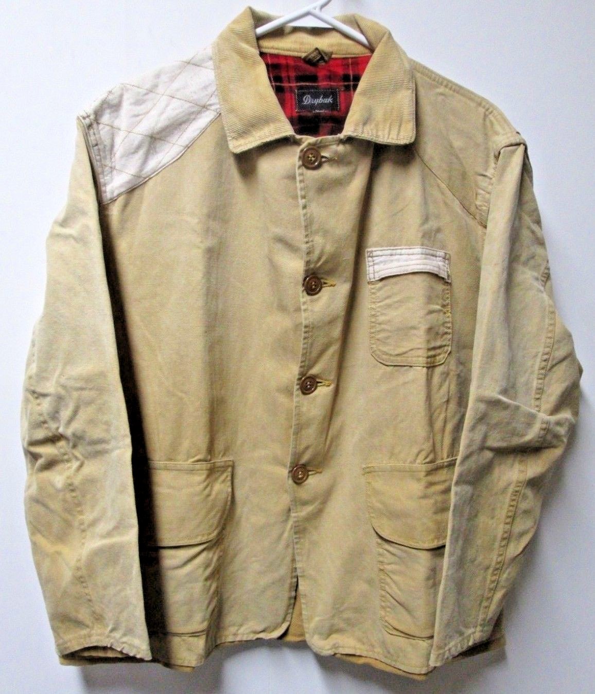 Vintage Drybak Mens Hunting Jacket Sportsman Coat Large L Canvas