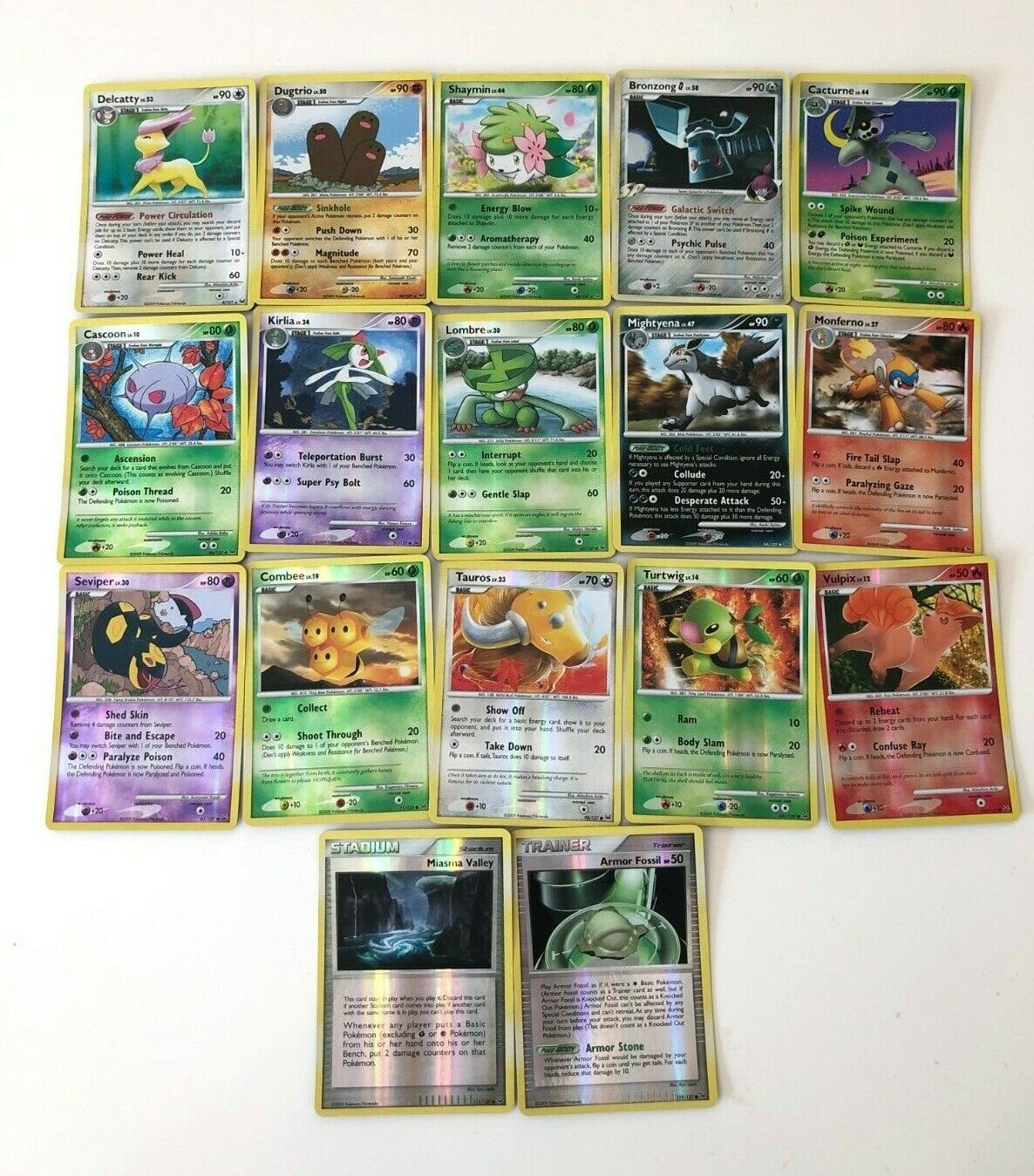 Pokemon Cards PLATINUM Set /127 REVERSE HOLO Shiny - CHOOSE Pokemon Cards PLATINUM Set /127 REVERSE HOLO Shiny - CHOOSE