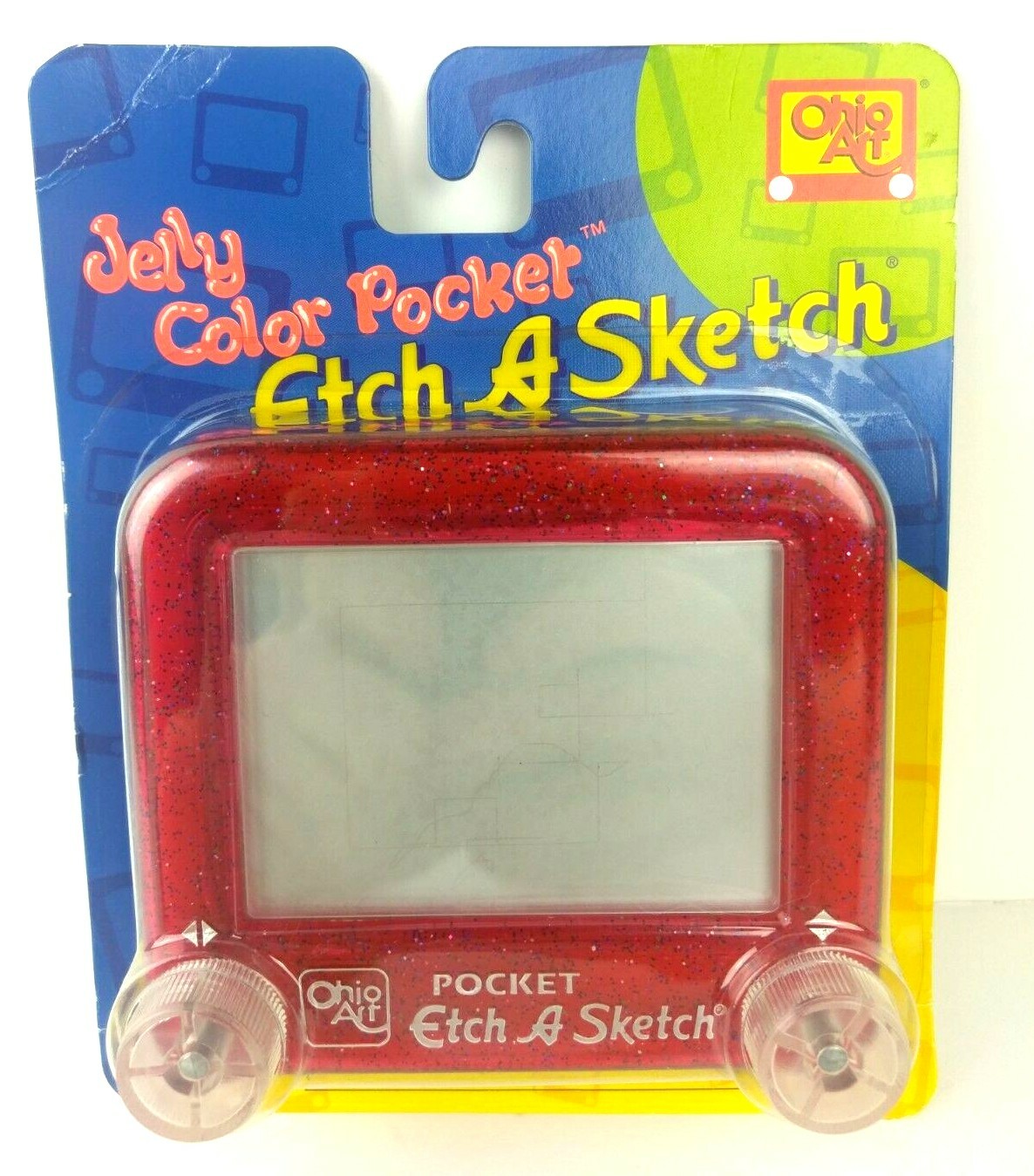 New in Packaging Ohio Art Jelly Color Pocket Etch A Sketch #5168 RED