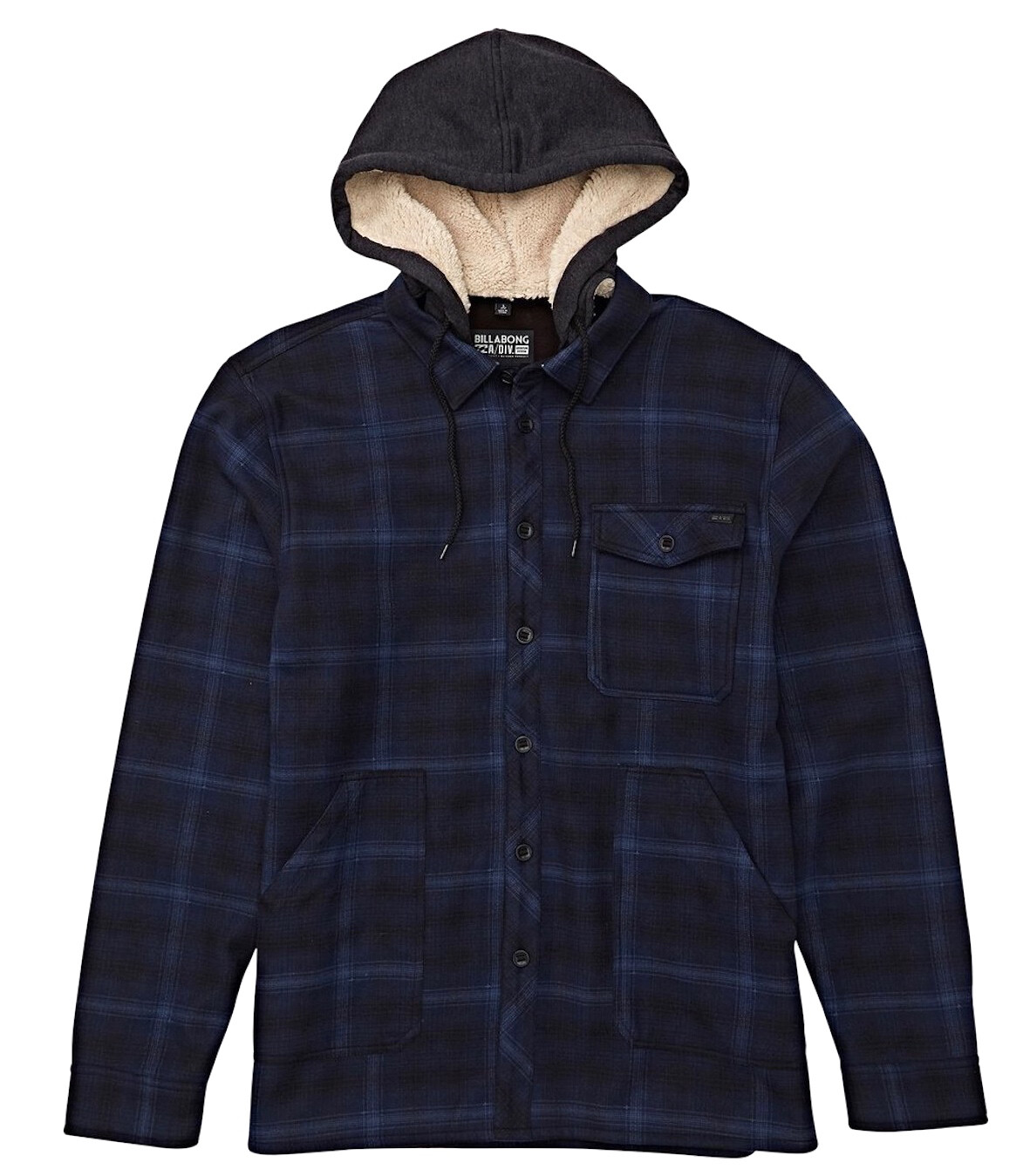 Bonded Flannel Bottoms Up Hoodie Rmhd-10