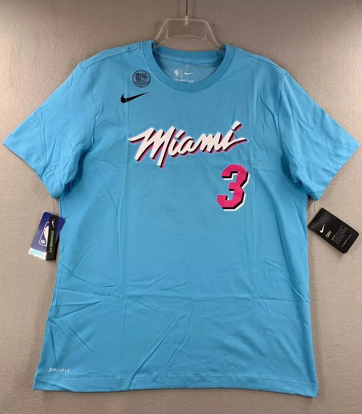 ウェア NBA Miami Heat Dwyane Wade game shirt Dwyane Wade Miami Heat Nike City Edition Player Name Number