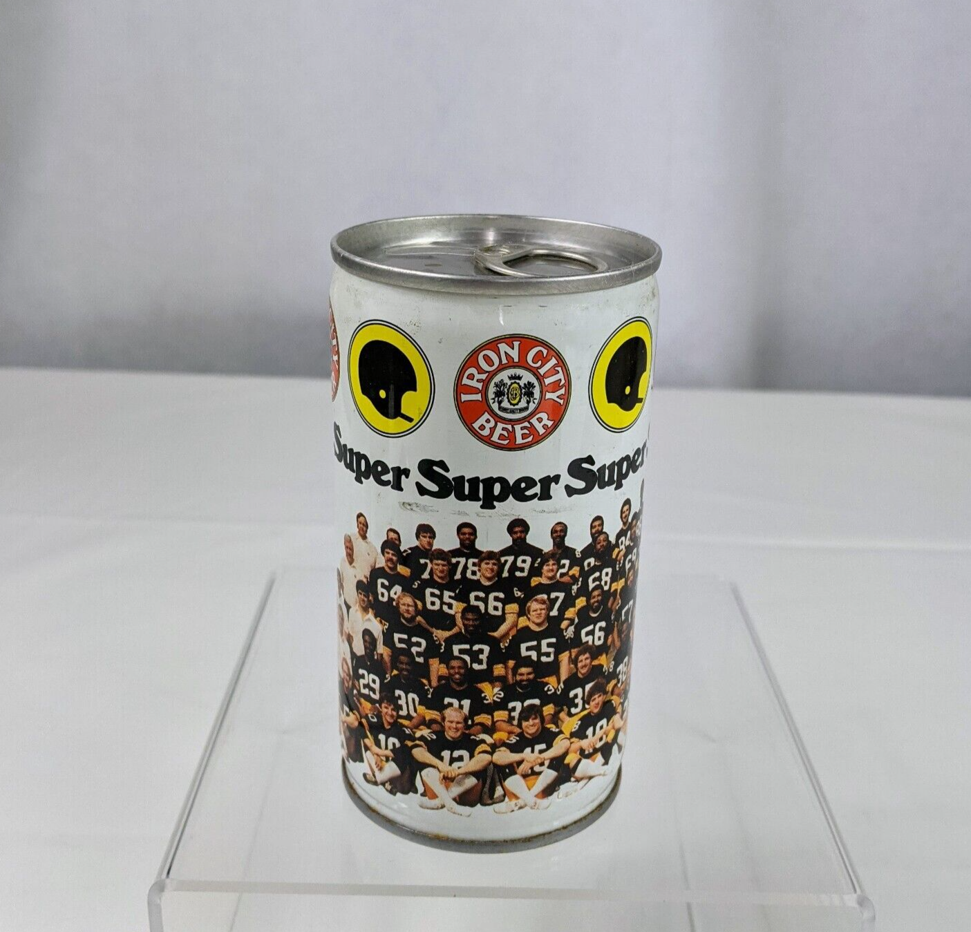 1979 Super Steelers Iron City Beer Can Pittsburgh Brewing Co
