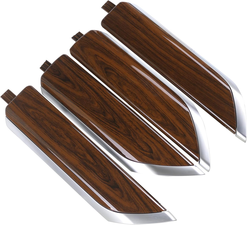 Interior Wood Door Panel Trim Kit for 2019-2024 Chevrolet Chevy Silverado GMC