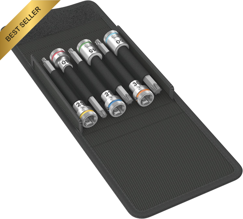 8767 3/8-Inch Drive Torx Bit Socket with Holding Function 6-Pieces Set