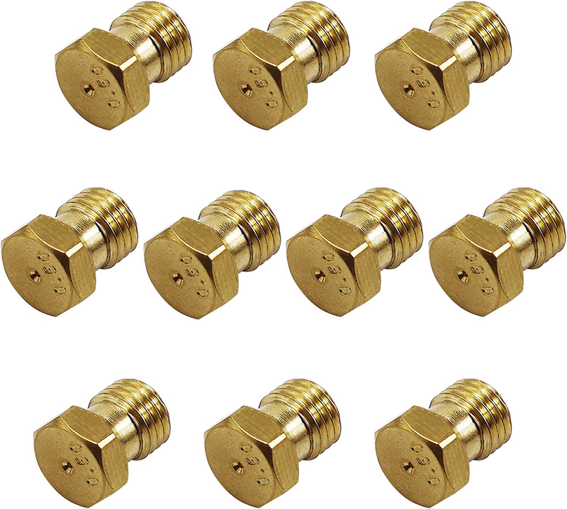Xastro Brass Jet Nozzles for Propane LPG Gas Pipe Water Heat