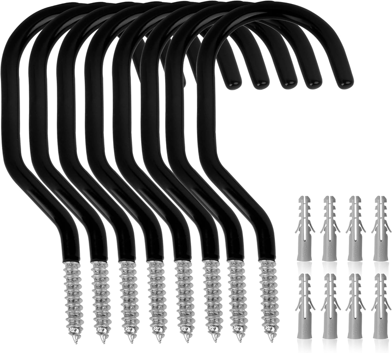 8-Pack Heavy Duty Bike Hook, Loading Capacity 100 LBS, 6 Inc