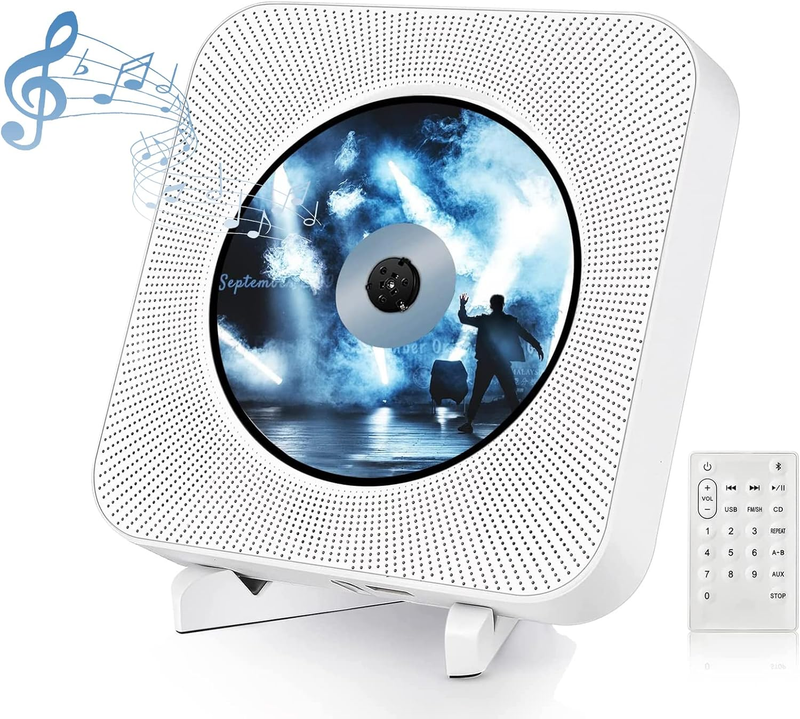 Portable, Fm Radio Cd Players Usb/aux Port, Wall Mount Cd