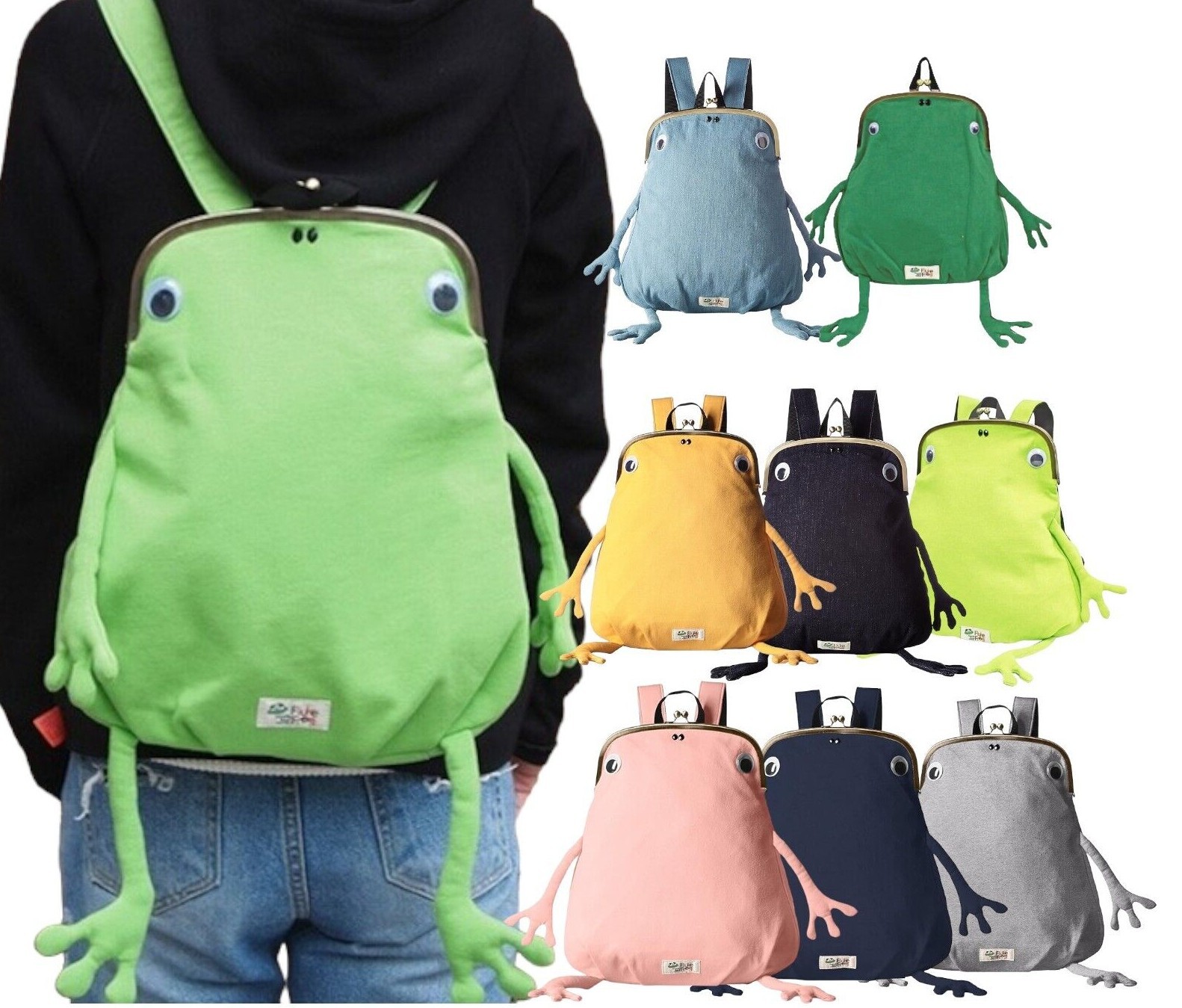 gym master Fluke Frog スイカ柄リュック　廃盤 Gym Master Fluke Frog backpack Clutch Type Mini 8 Colors