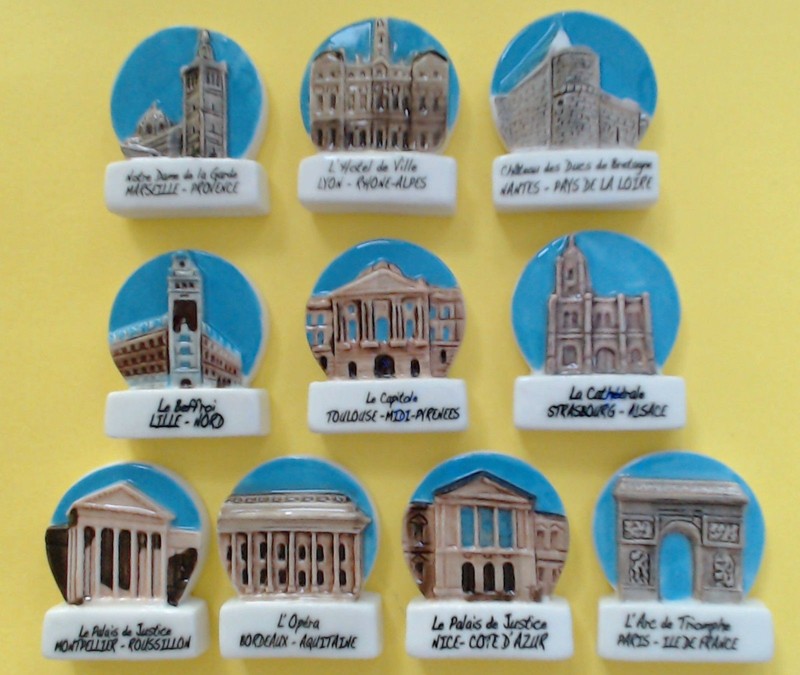 * Feves Monuments De Nos Regions  SÃ©Rie ComplÃ¨Te   ..Ref. D172