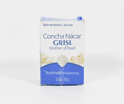 Concha Nacar Grisi Mother of Pearl Illuminator Brightening Bar Soap 3.5 Oz.