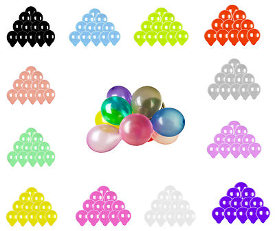 100pcs Colorful Latex Balloon 10 inch Pearl Wedding Birthday Bachelorette Party