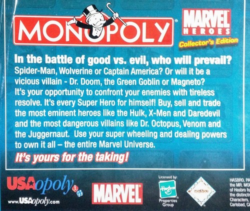 New Sealed* Monopoly MARVEL Comics Collectors Edition ~ 2006 ~Wolverine Figurine
