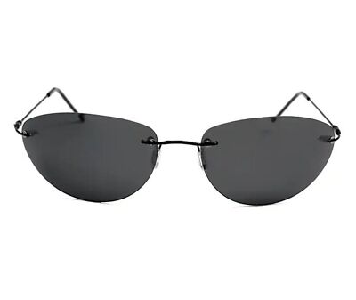 Fashion Cool The Matrix Neo Style Polarized Sunglasses Ultralight Rimless Men