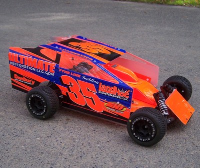 1/10 SCALE R/C DIRT OVAL EASTERN DIRT MODIFIED BODY KIT STADIUM TRUCK K1006-T