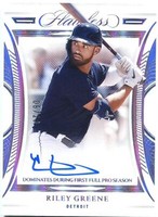 2022 Panini Flawless - Riley Greene #FA-RG