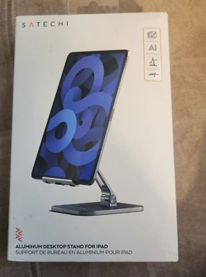 New Satechi Aluminum Desktop Stand for iPad/Tablets #ST-ADSIM