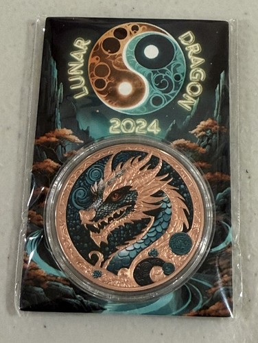 未開封　超激レア！スモールソルジャーズ キップ・キリガン Buy 2024 1/20 oz Year of the Dragon Colored Gold Coin