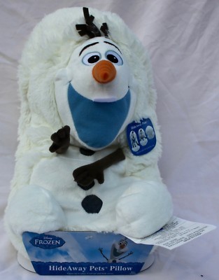 DISNEY Frozen Hide Away Pets Pillow Stuffed Plush ALL AGES NEW