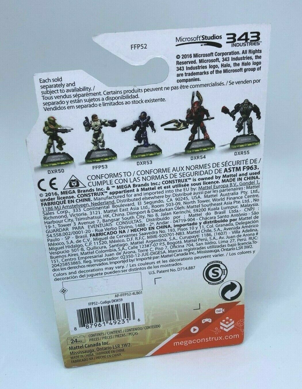 Mega Construx Halo Heroes Spartan Helioskrill 24 Piece Building Set Series 3
