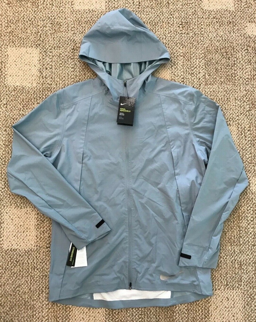 Nike Zonal Aeroshield Rain Jacket Coat Waterproof Gray 928481 $175