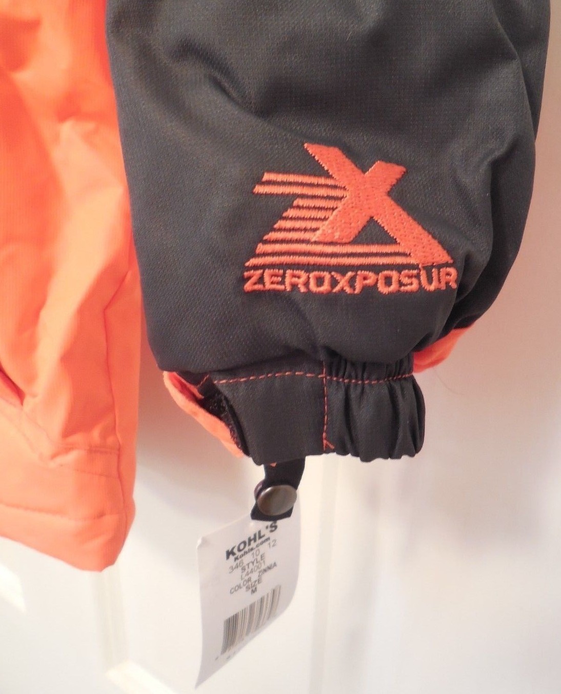 ZeroXposur Winter Jacket,  Boys  Size M (5-6),  Hunter Orange with Black Trim
