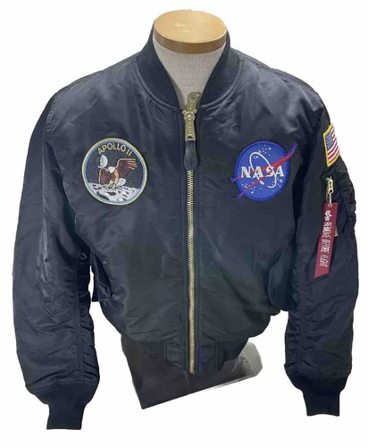 NASA Apollo II MA-1フライトジャケット Alpha Industries MA-1 NASA Apollo II [ Men's MEDIUM ] Flight