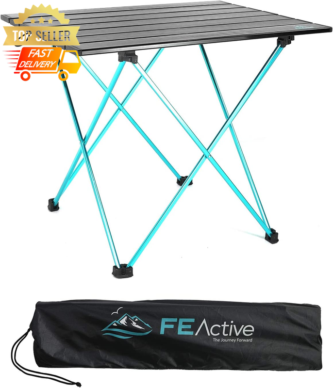 Lightweight Camping Table - Portable Aluminum, Compact Outdoor Picnic Table