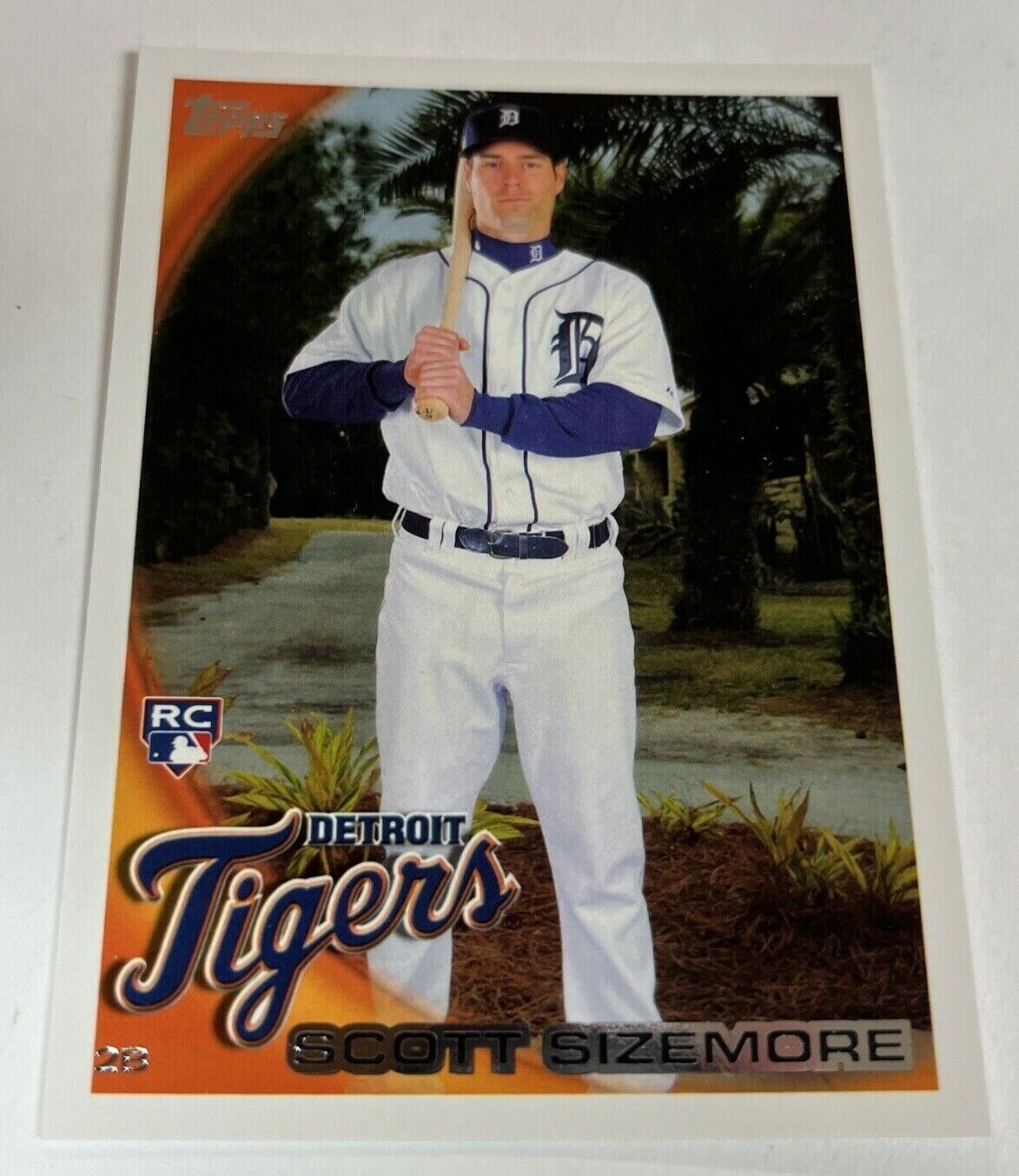 2010 Topps (Series 2) Base Rookie Card #513 Scott Sizemore (Detroit Tigers). rookie card picture