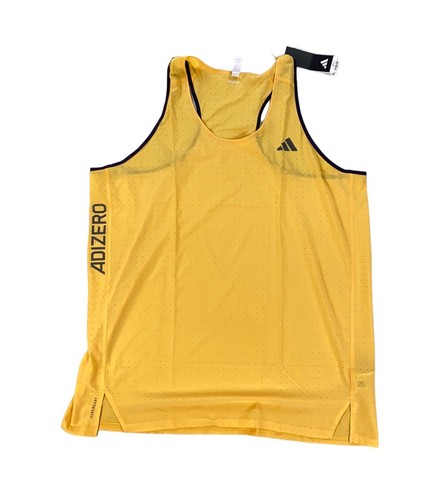 НОВАЯ майка-майка для бега Adidas Adizero оранжевого цвета, мужской размер XL IW6107