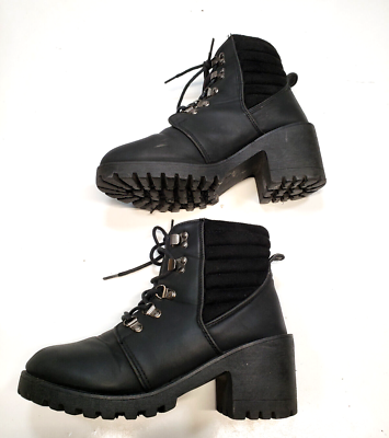 Ilita Womens Black Boots Size 7 eBay