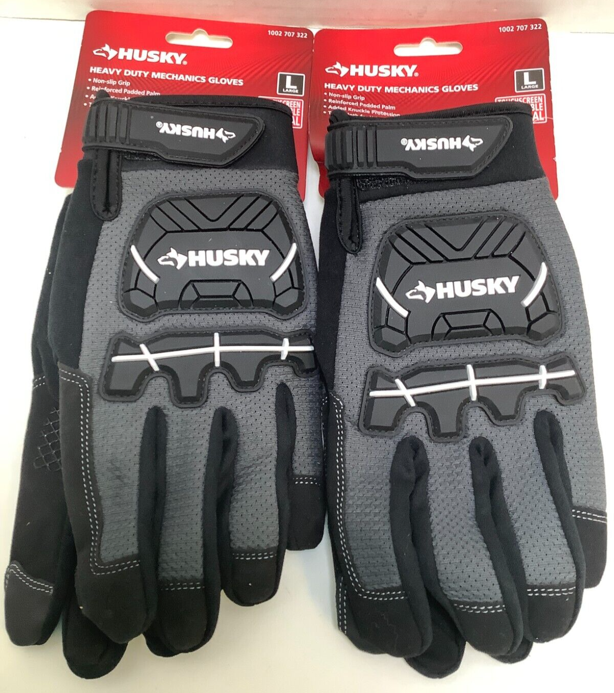 Husky heavy duty mechanics gloves on sale