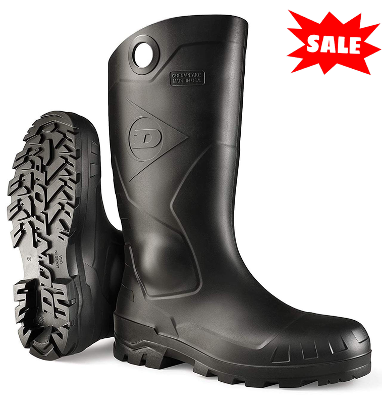 S Rubber Boots Fishing Hunting Black Waterproof Pvc Work Mud Dirt Farm Size11