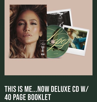 Jennifer Lopez This Is Me Now Open Deluxe CD 40 Page Booklet J Lo Exclusive