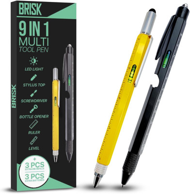 9 in 1 Multitool Pen, Father'S Day Gifts, Multi Tool Pen Set with LED Light, Sty