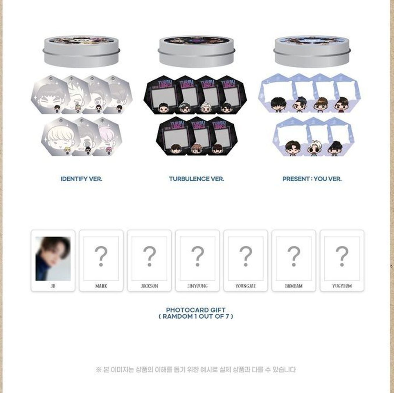 GOT7 6TH FAN MEETING OFFICIAL MD GOTOON MEMO IT + PHOTOCARD