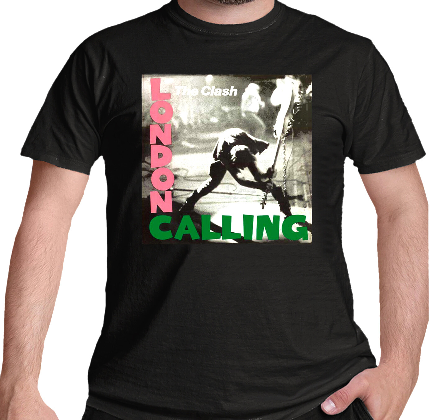 The Clash T Shirt Official London Calling Album Cover Art