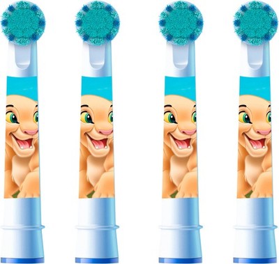 Oral-B Pro Kids 3+ Aufsteckbürsten Zahnbürste König der Löwen 4er-Pack - Neu
