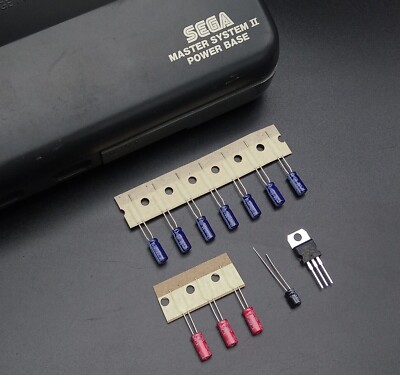Kit condensateurs - Sega master system 2 II - PAL / RGB - haute qualité