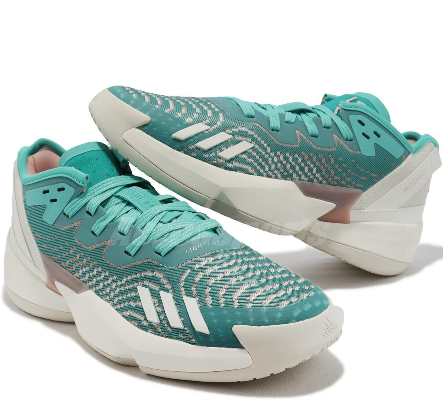 NEW Adidas HR0718 D.O.N. Issue 4 Mitchell Green White