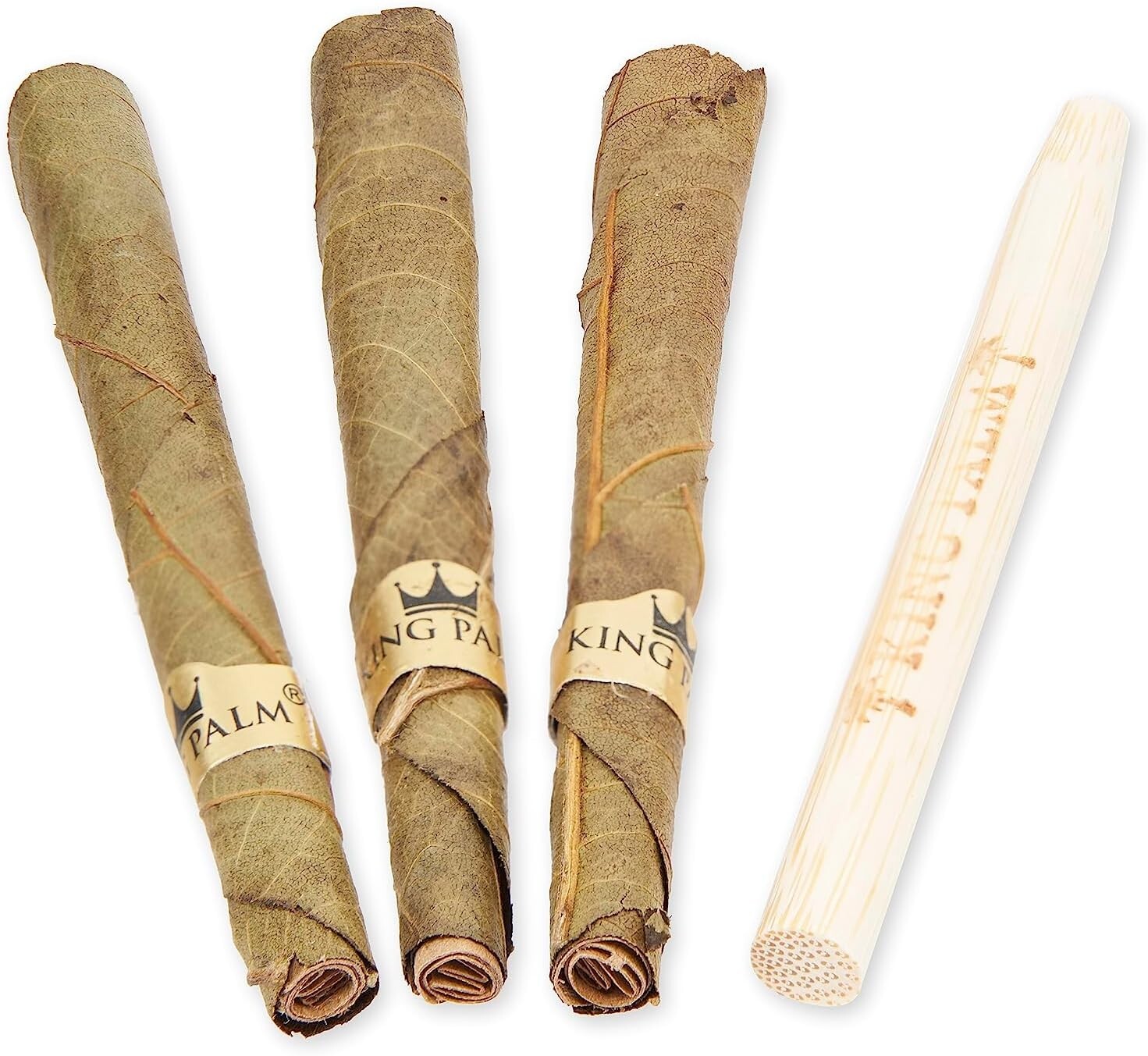 King Palm | 11/4 | Cantaloupe Melon | Palm Leaf Rolls | 2 Pack of 3 Each =6Rolls