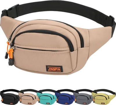Fjquamitix Bumbags for Ladies & Men, Fanny Pack Women & Men - Khaki 