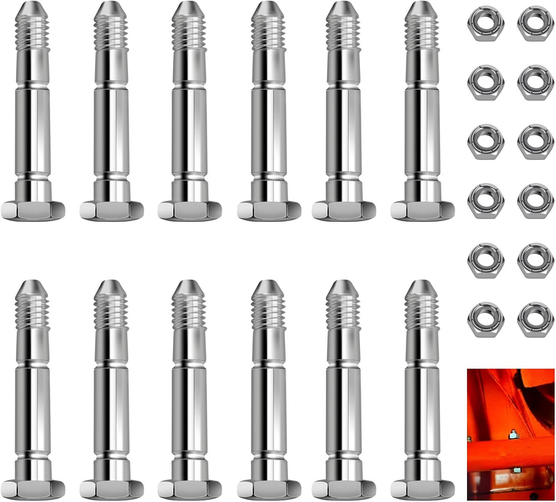 Shear Bolts 51001500 for Ariens ST420 ST520 ST732 ST1032 Snow Blower 2 1/8" X